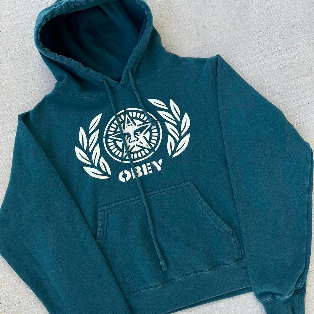 Vintage Y2K Obey Skater Hoodie